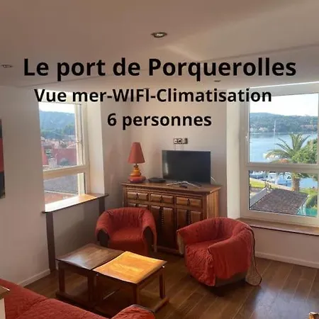 Ile De Porquerolles : T3 Climatise Vue Mer Exterior photo
